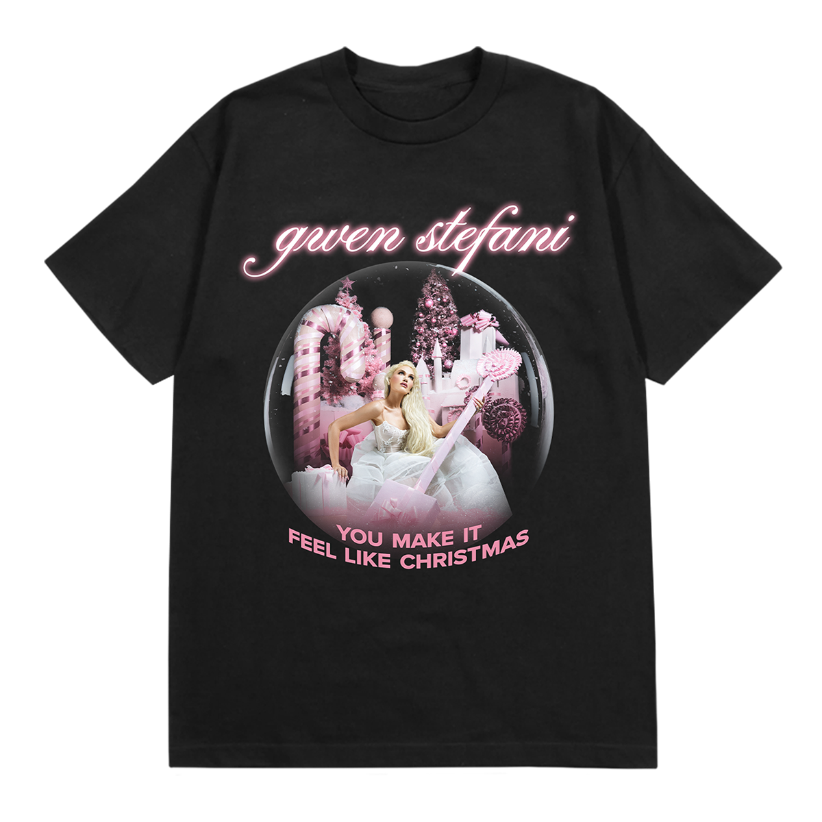 Shake The Snow Globe Tee - Black