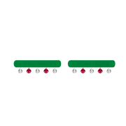 Rubber Christmas Bracelet with Bells - Gwen Stefani