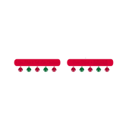 Rubber Christmas Bracelet with Bells - Gwen Stefani